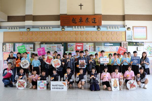 展望會攜手南榮國中響應世界地球日 以飢餓體驗培養學生「地球力」1