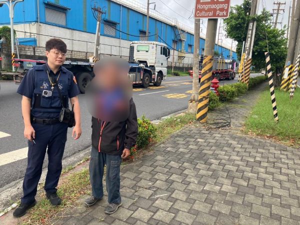 八旬翁迷途兩日走12公里 警即時救援暖心安置1