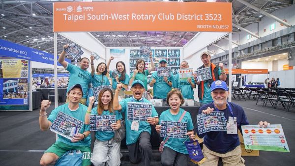 2026 台北國際扶輪年會傳遞反毒理念 奚臺陽醫師攜志工向「國際扶輪」發聲 傳遞校園反毒預防教育理念及倡議1