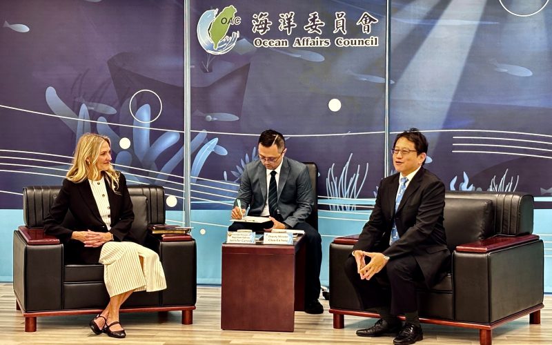 佛州州議會領袖團訪海委會 海洋成為臺美地方交流的新航道1