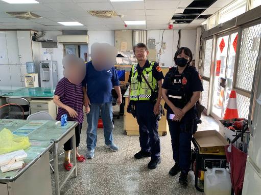 這不是迷航 是愛的導航 警民、行庫、鄰里跨單位溫馨接力 助迷途老婦平安返家1
