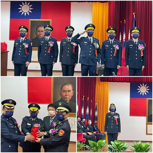 屏東縣政府警察局卸新任分局長聯合交接典禮