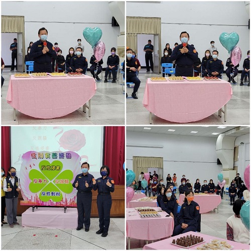 屏東縣政府警察局舉辦溫馨慶祝茶會 慶祝女性同仁歡度婦女節1
