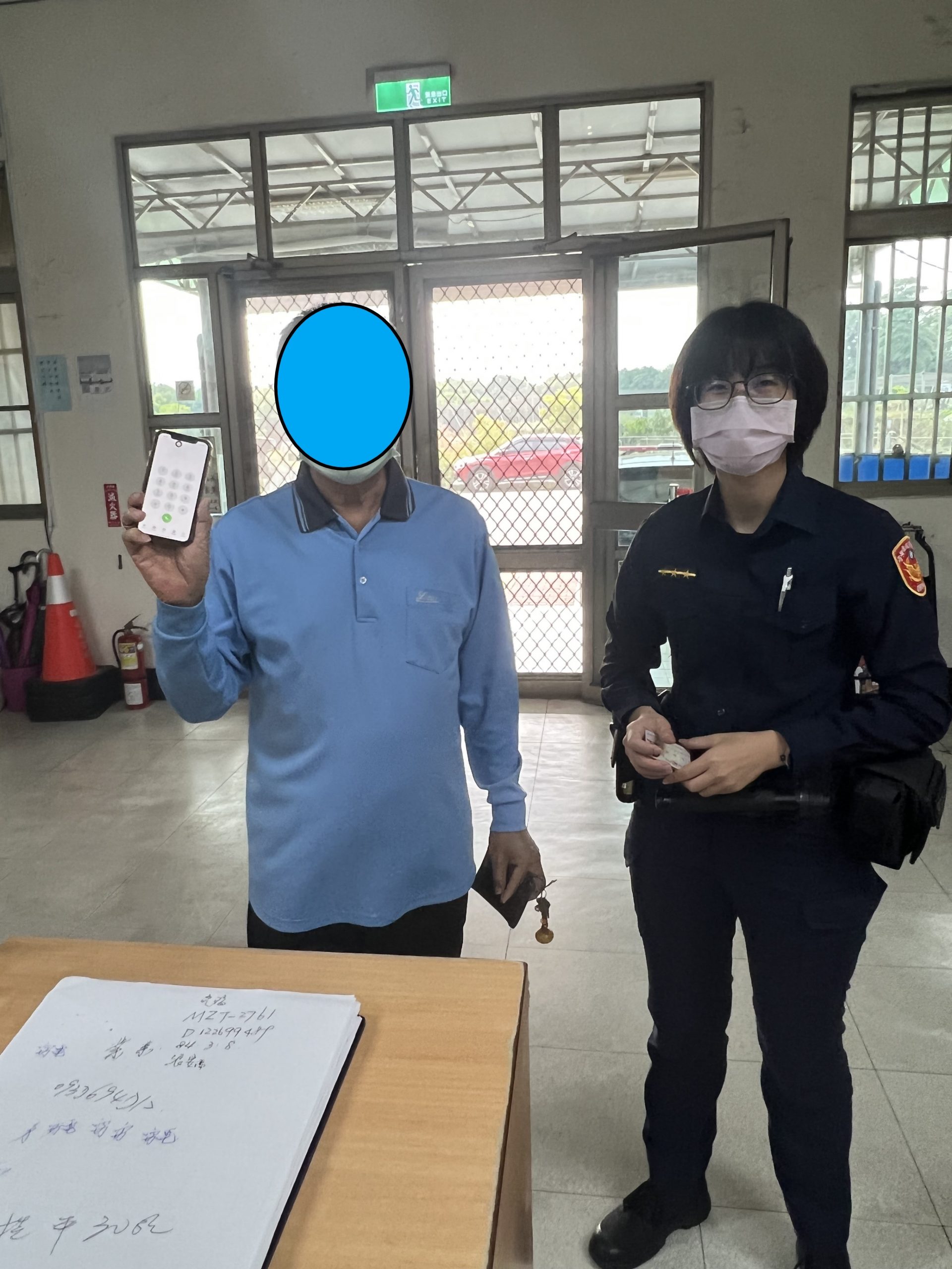 男子重要手機遺落焦急找尋！幸有好心拾得民眾報小港警助認領