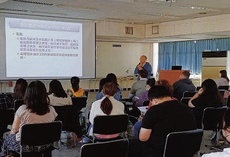 陽光是最佳的防腐劑!台水公司屏東區管理處辦理工程人員暨承攬商教育訓練2