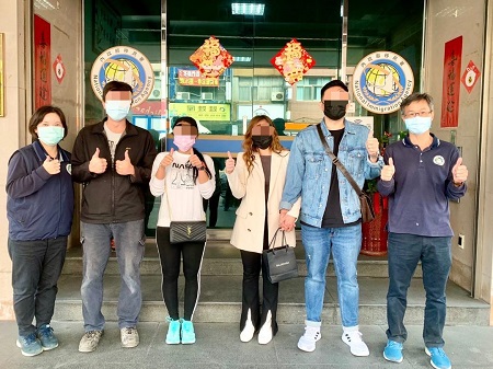 移民署擴大自行到案專案送幸福 共譜異國戀曲終能返國結婚1