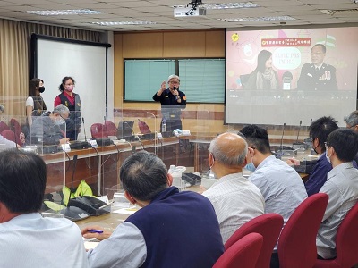 中油幹部常務會議 小港警分局教導如何識詐與打詐1