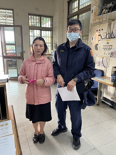 超市購物不慎遺失手機，求助警方順利尋回