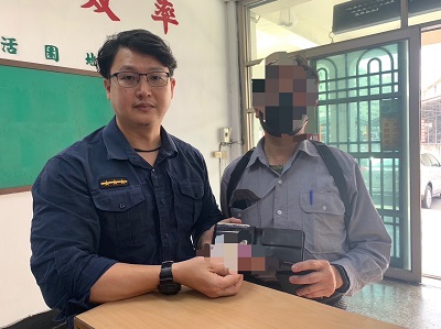 早餐店老闆拾獲皮夾，熱心警聯繫失主服務公司通知領取