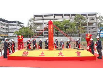 楠梓園區鑽石場域更新計畫第二棒啟動 華泰電子新廠動土1