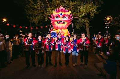 2023左營萬年季「高雄迎火獅」蓮潭開幕 陳其邁歡迎國慶連假來左營迓火獅1