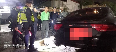 淨化選前治安執行全縣性擴檢潮州警分局長親自帶班 於路檢勤務中查獲槍枝1