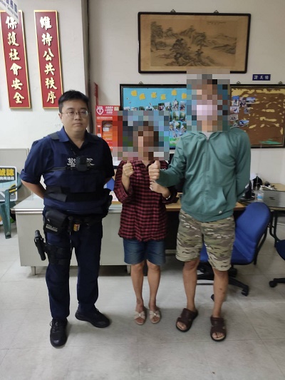 案外案!失智婦人連人帶車不知去向，警迅速尋獲