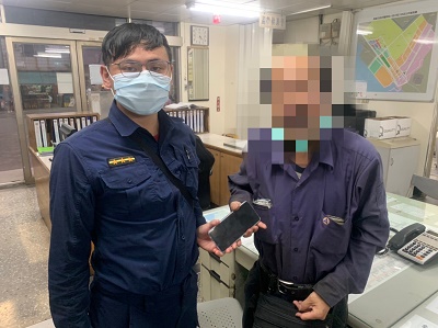 民眾遺失手機，回撥來電速發還