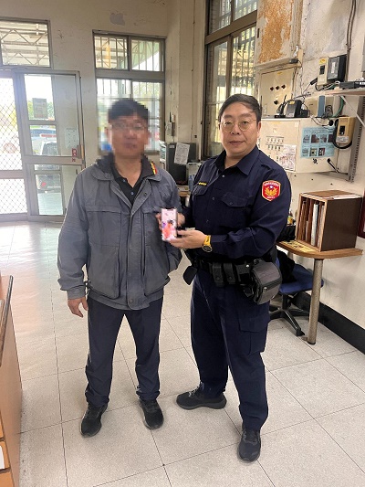 上班途中遺落手機心慌，桂陽警協助物歸原主