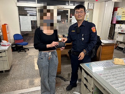 民眾粗心掉皮夾，大林警及時發還