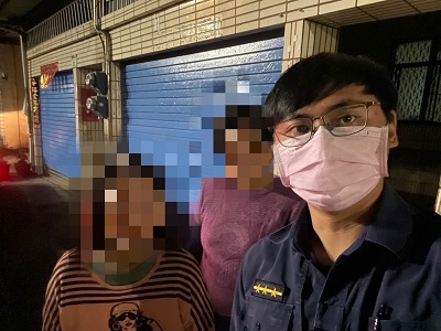 精障婦迷途在外，警速辨識載返家1