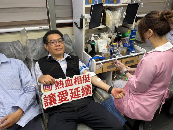 中油大林廠油愛 挽袖捐熱血1