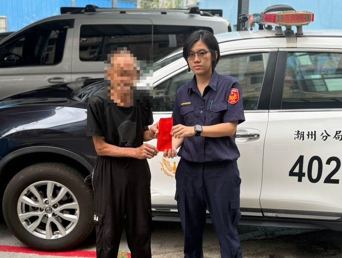 警方與善心人士攜手關懷弱勢家庭 潮警傳遞愛心補助1