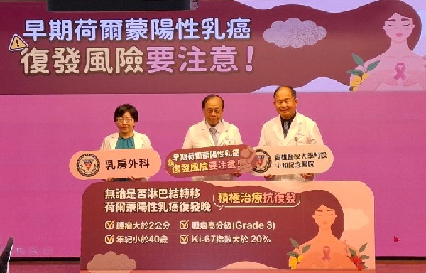 高醫揭早期荷爾蒙陽性乳癌「5年過關」迷思 持續追蹤成保命關鍵4