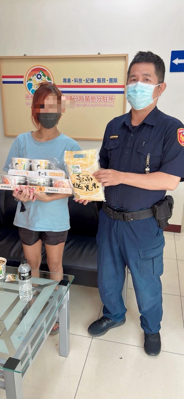 暖心內埔分局佳佐警 主動關懷弱勢家庭1