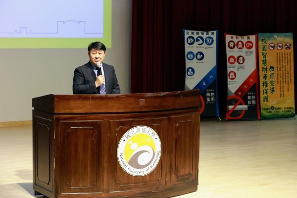 高雄大學新生入學典禮 台積電合作學程啟動 校長陳啓仁勉新生擁抱三大養分1