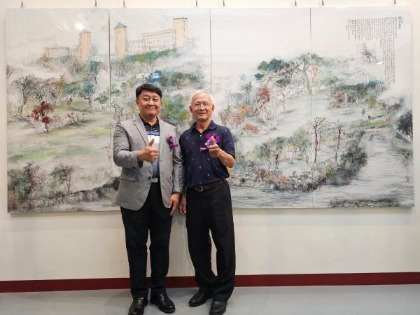 高雄大學舉辦 藝術家張雲龍《繪事是慧》水墨個展 1
