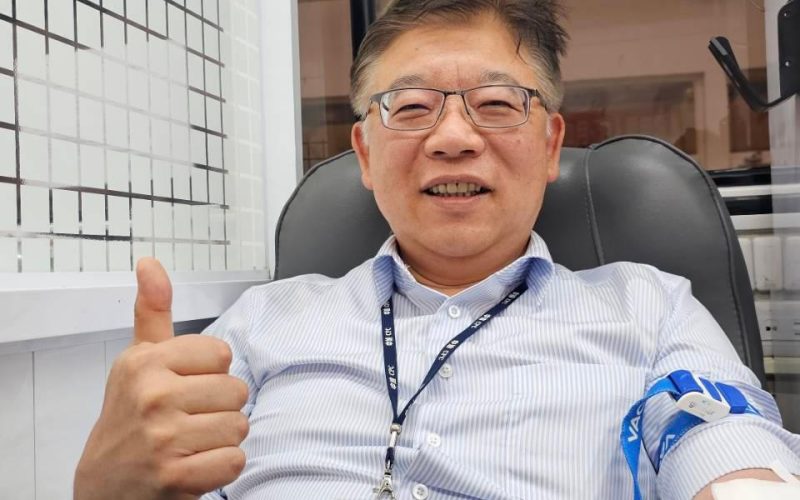 挽袖傳愛！中油公司煉製事業部「捐血有愛，熱血澎湃」活動登場1