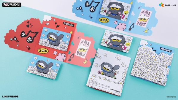 全宇宙最幸運的貓登場 LINE FRIENDS (韓國 IPX) 與 G-DRAGON 共同創造的角色「ZO&FRIENDS」推出系列一卡通1