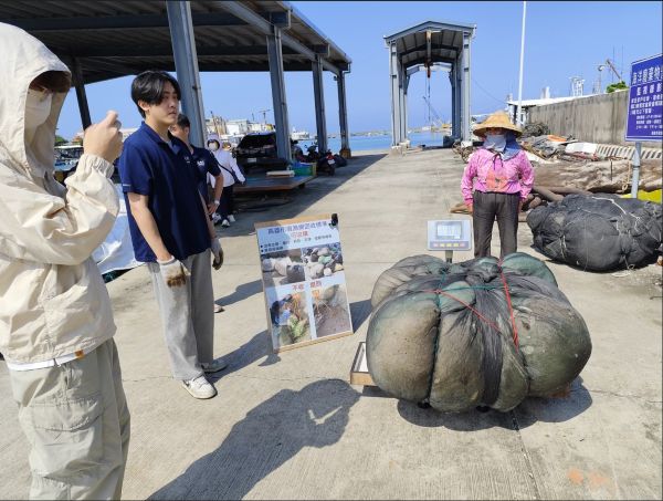 淨零減碳顧海洋 廢棄漁網回收換禮券1