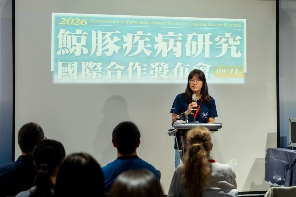 國海院與臺灣大學、瑞基海洋生技公司共同研發的「鯨豚麻疹病毒快速檢測技術」1